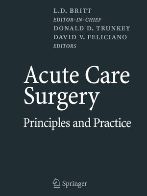 cover image of Acute Care Surgery